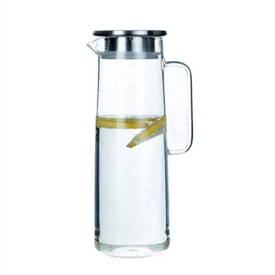 1100ml Stakleni bacač sa poklopcima od nehranjivog čelika